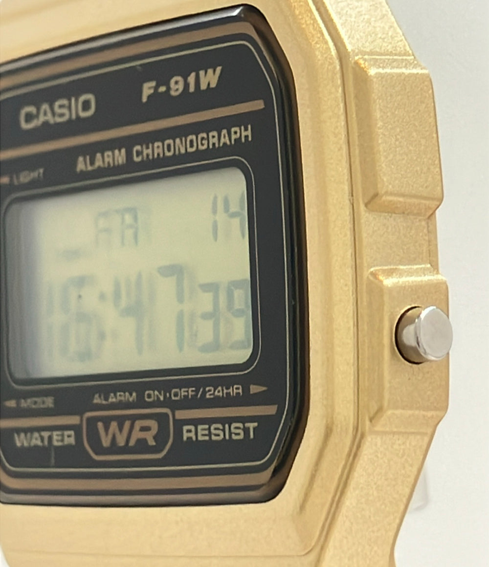 美品 CASIO 腕時計 クオーツ F-91W ユニセックス カシオ