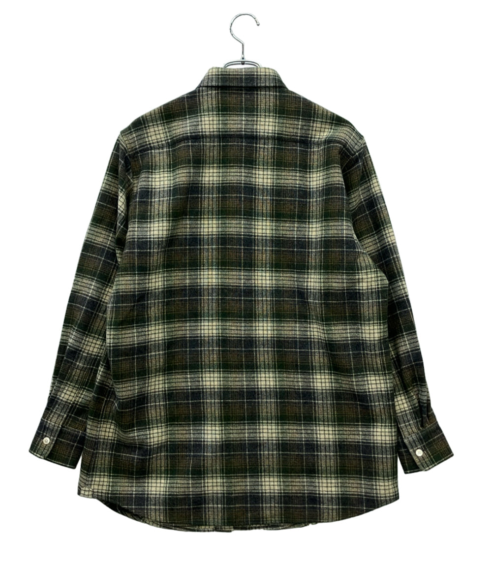 美品 CELINE 長袖シャツ チェック レディース SIZE 36 (S) セリーヌ