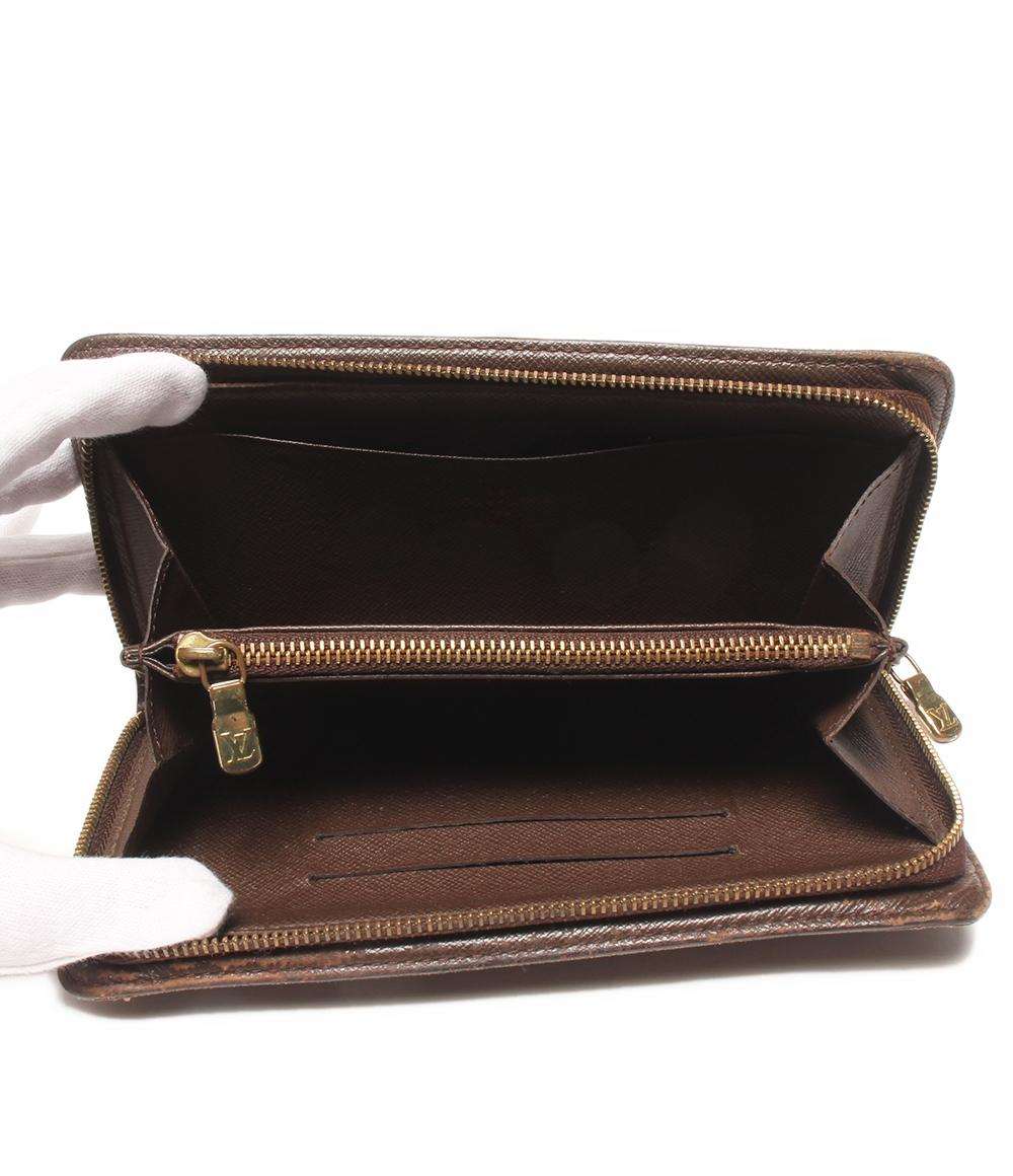 LOUIS VUITTON ラウンドファスナー長財布 ポルトモネジップ ダミエ N61728 レディース メンズ ルイ・ヴィトン