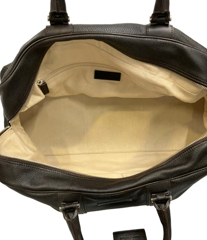 Ermenegildo Zegna 2WAY ボストンバッグ ショルダーバッグ 斜め掛け メンズ エルメネジルドゼニア