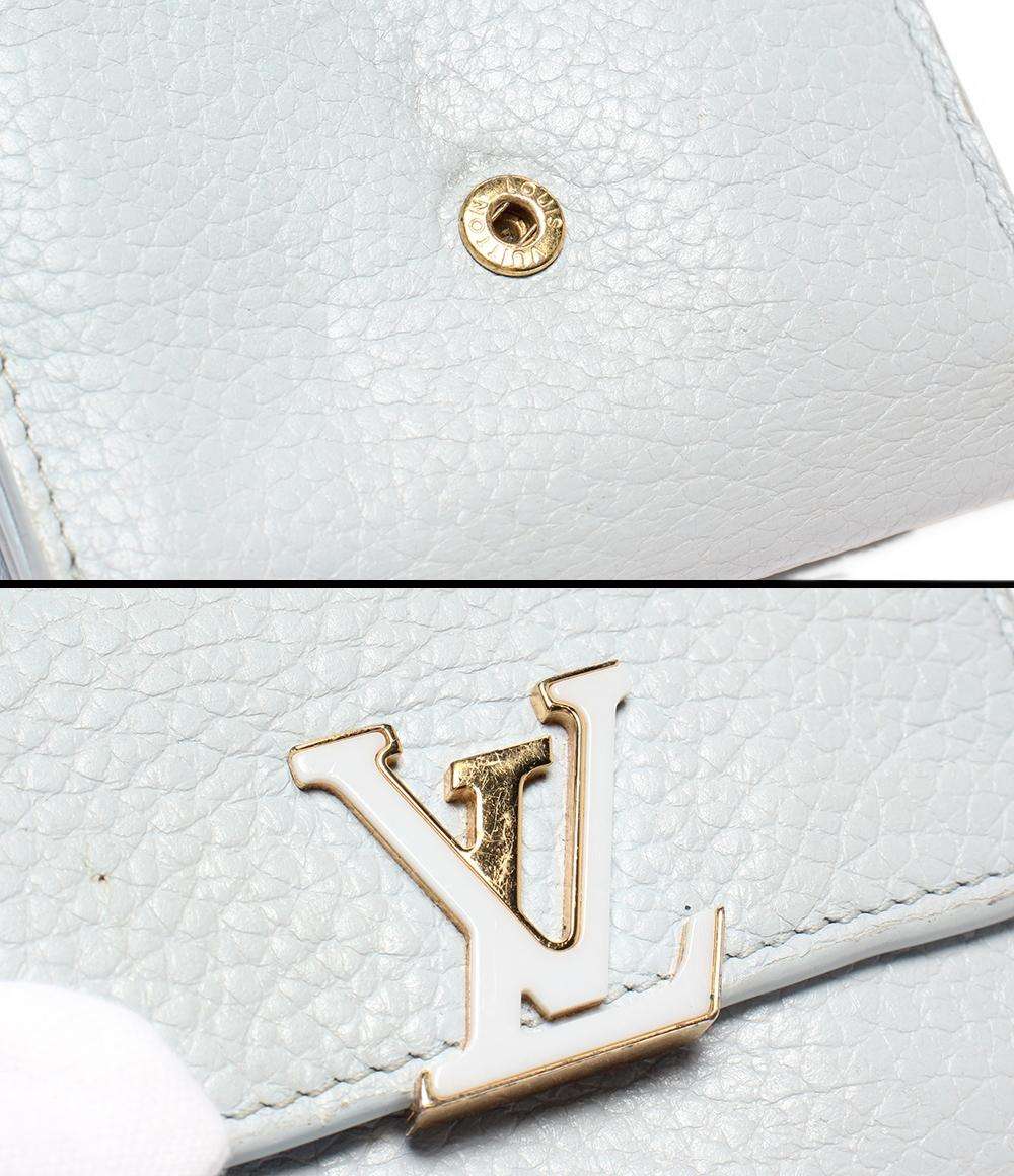 ルイヴィトン ポルトフォイユ カプシーヌXS ブロン(白系) M69020 LOUIS VUITTON ルイヴィトン 折り財布 レディース ポルトフォイユ
