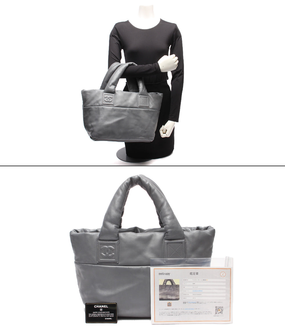 CHANEL ハンドバッグ トートバッグ シルバー金具 14番台 コココクーン