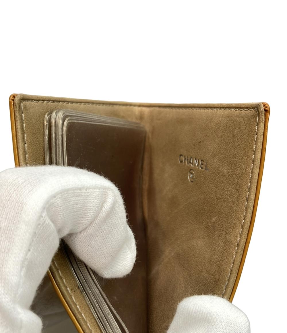 CHANEL カードケース シルバー金具 チョコバー レディース シャネル