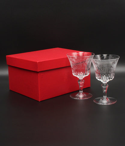 美品 Baccarat ワイングラス 2点セット ペア パルメ バカラ