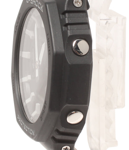 美品 CASIO 腕時計 G-SHOCK クオーツ ブラック GA-2100 メンズ カシオ