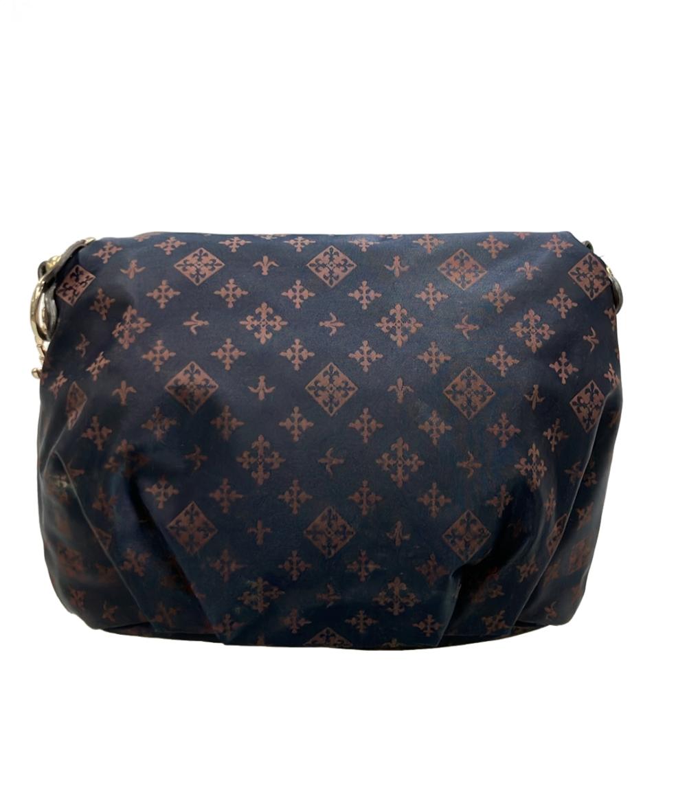 ラシット russet ☆未使用 ショルダーバッグ 斜め掛け ナイロン×レザー ネイビー×レッド/055275 russet ショルダーバッグ 斜め掛け ナイロン レザー レディース