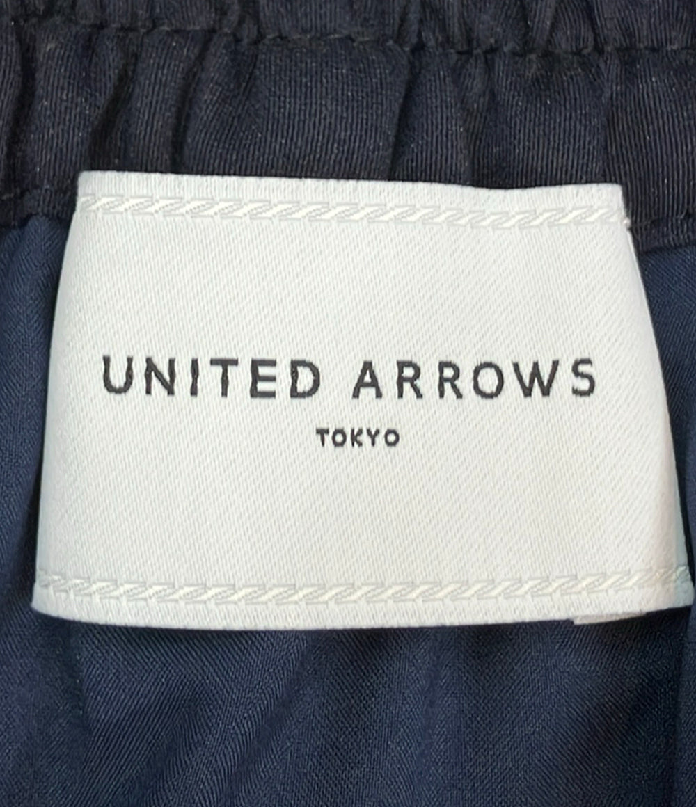 美品 UNITED ARROWS フレアスカート プリーツ パッチポケット 1524-199-5191 レディース ユナイテッドアローズ