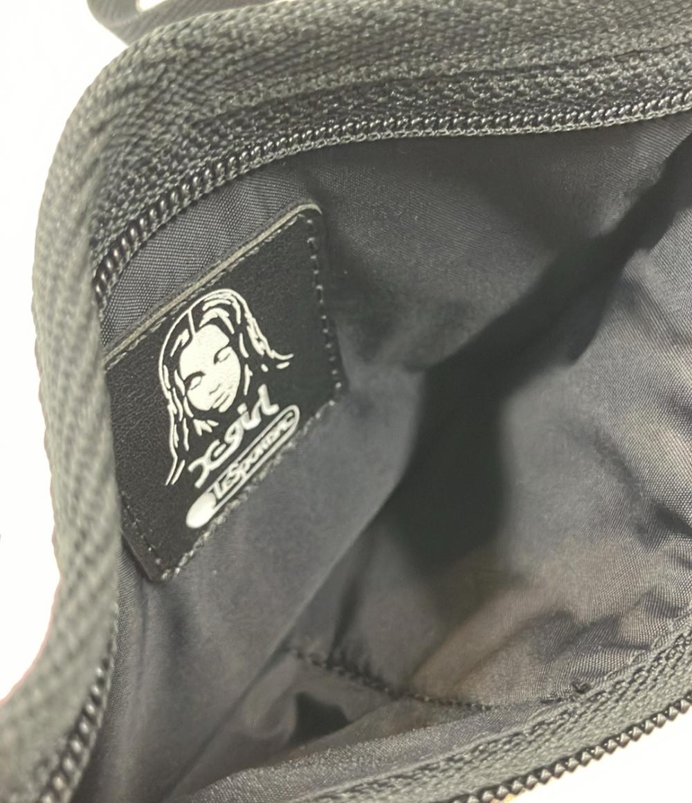 美品 LeSportsac X-girl ショルダーバッグ 斜め掛け レディース レスポートサック エックスガール