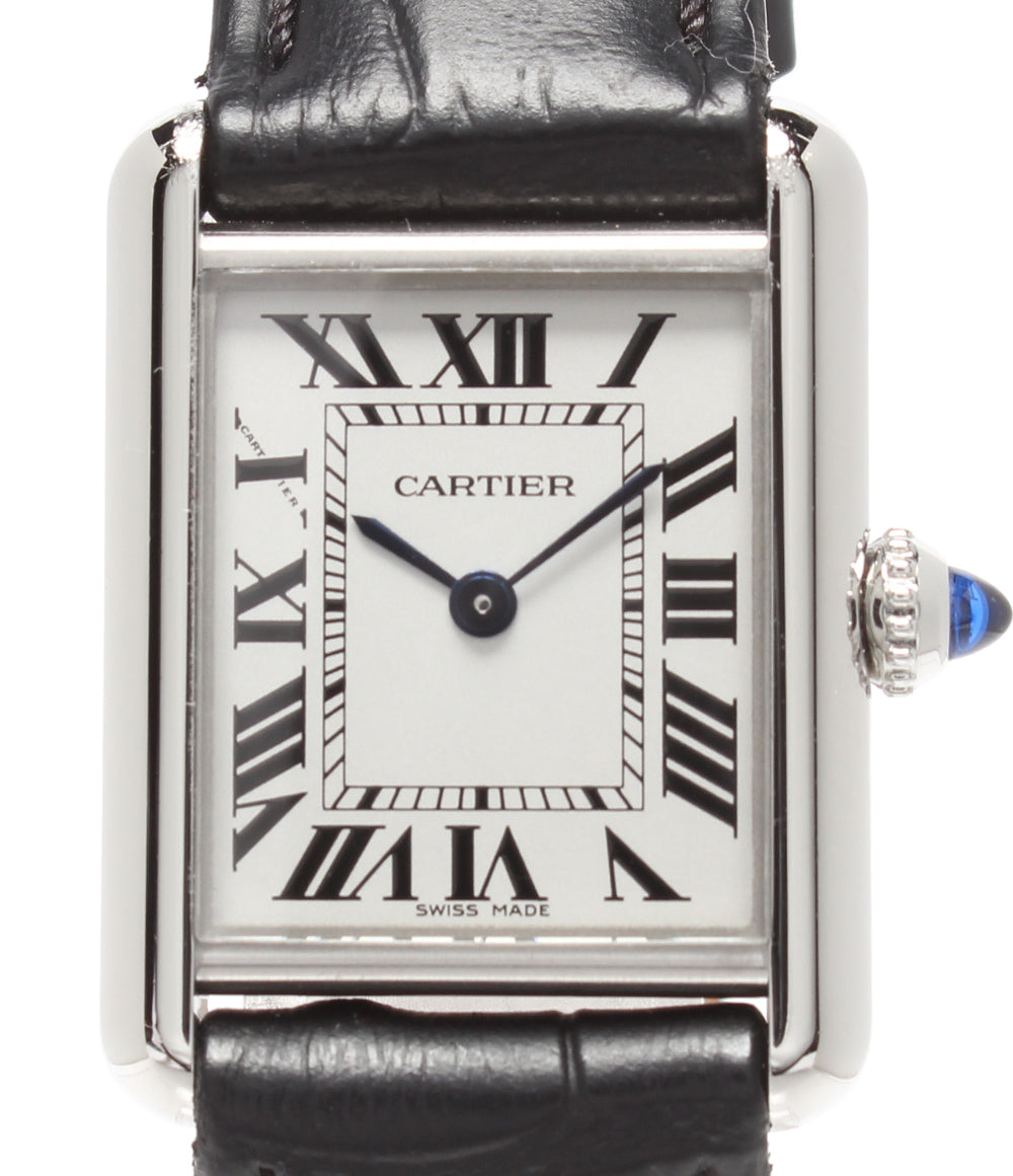 Cartier 腕時計 タンク マスト TANK MUST SM ソーラー WSTA0060 レディース カルティエ