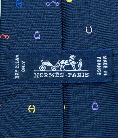 HERMES ネクタイ シルク100% トゥティ・フルッティ・エケストル 339362T メンズ エルメス