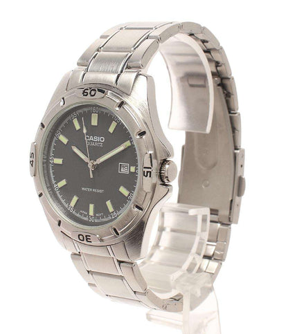 CASIO 腕時計 クオーツ ブラック MTP-1244 メンズ カシオ