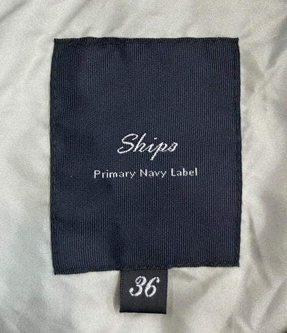 シップスプライマリーネイビーレーベル キルティングジャケット レディース SIZE 36 (XS) SHIPS Primary Navy Label