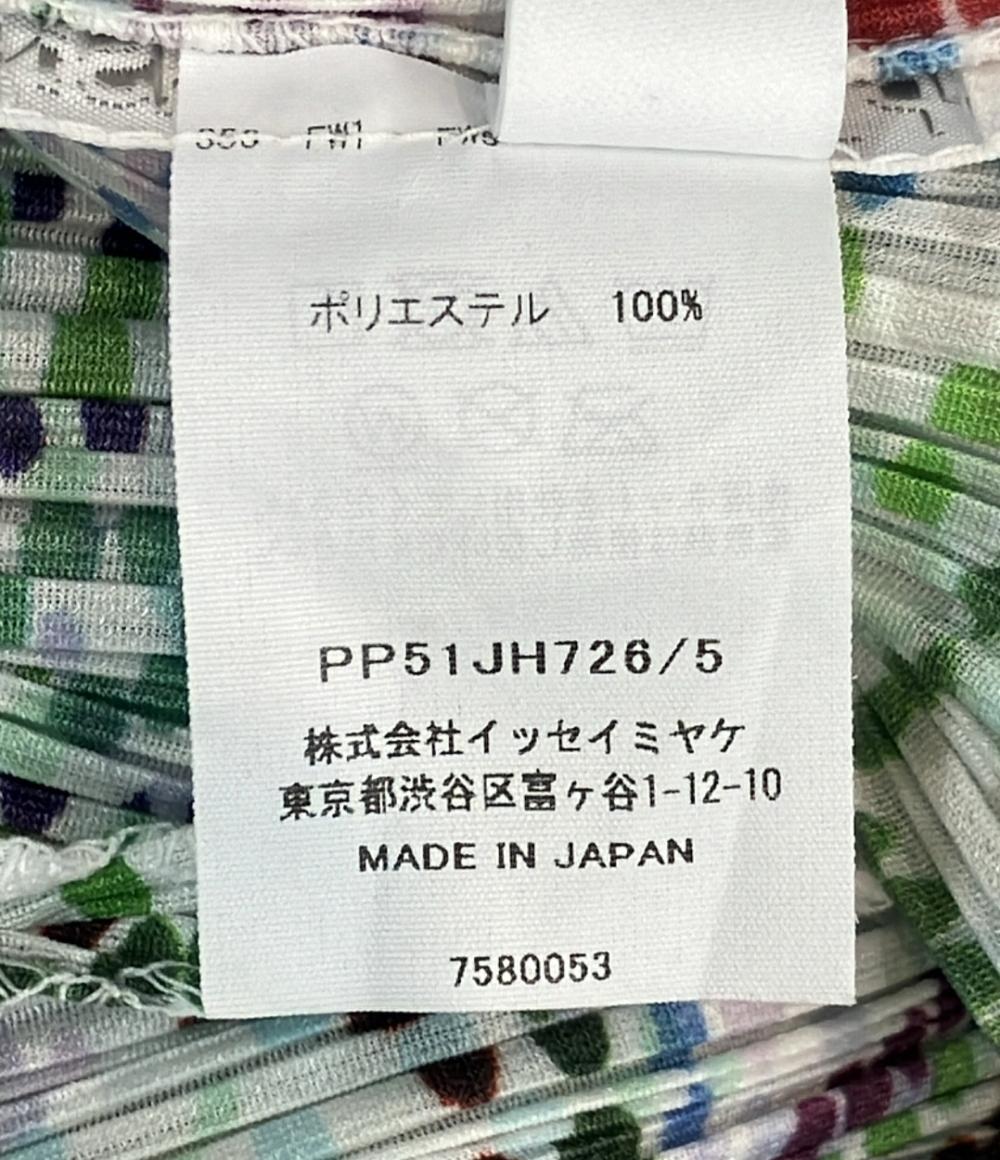 美品 PLEATS PLEASE ノースリーブ ワンピース レディース SIZE 5 プリーツプリーズ