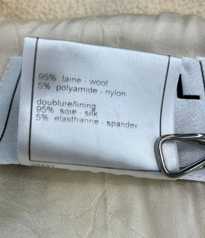 CHANEL テーラードジャケット アイボリー ウール P20557V11746 レディース SIZE 36 (S) シャネル