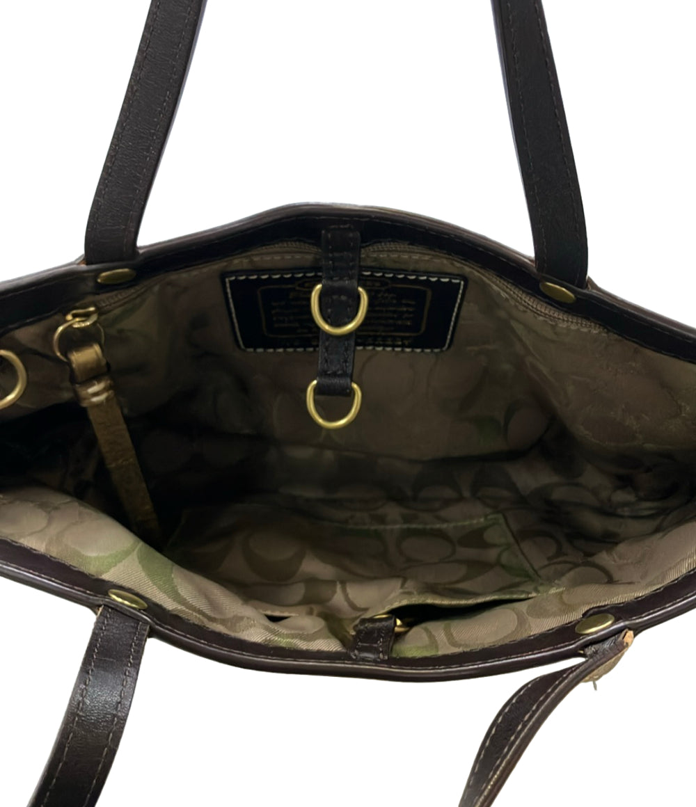 COACH ミニトートバッグ シグネチャー 11124 レディース コーチ