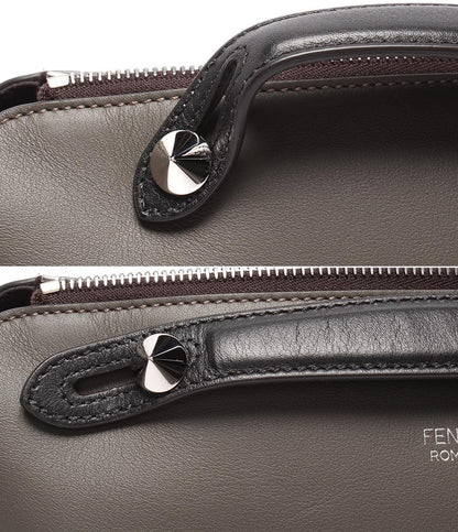 美品 FENDI 2way ハンドバッグ ショルダーバッグ カーフレザー バイザウェイ ミディアム レディース フェンディ