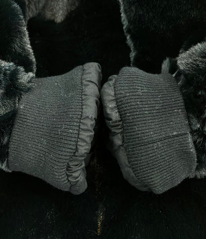 baby Dior フード付き ジップアップ ファージャケット キッズ SIZE 24 ベビーディオール