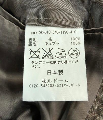 テーラードジャケット ツイード レディース L'ALLURE