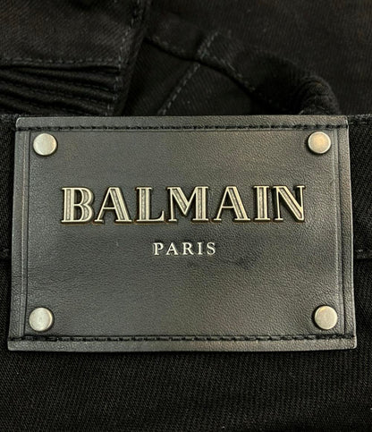 BALMAIN バイカーデニムパンツ S8H9131T134 メンズ SIZE 27 バルマン
