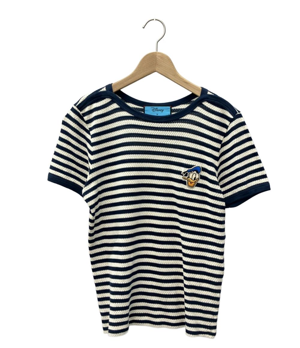グッチ ドナルドダック ボーダーTシャツ レディース SIZE S GUCCI