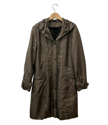 美品 岐阜毛被 ライナーファー トレンチコート レディース SIZE L