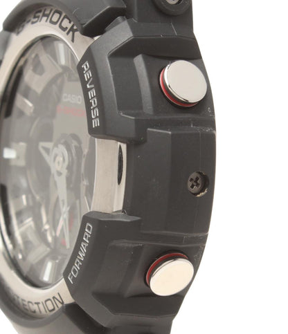 美品 カシオ 腕時計 G-SHOCK クオーツ ブラック GA-200-1AJF メンズ CASIO