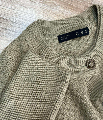 Curensology 長袖ワンピース ニット オークル CL209135ER-00 レディース SIZE F (M) カレンソロジー