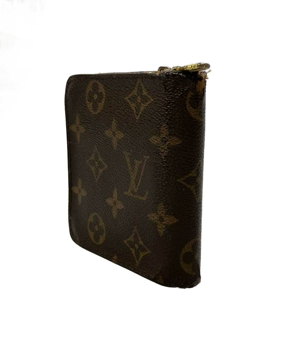 訳あり LOUIS VUITTON 二つ折り財布 コンパクトジップ モノグラム M61667 レディース ルイ・ヴィトン
