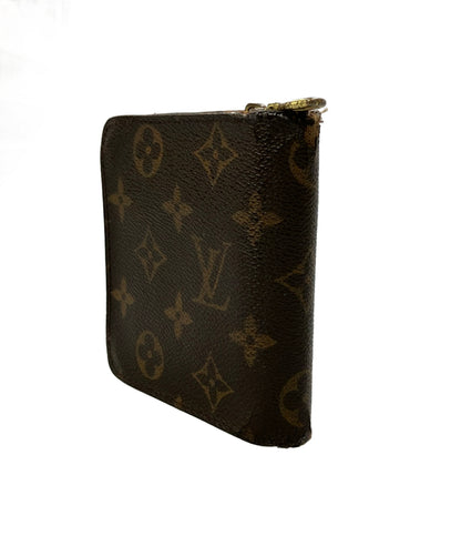 訳あり LOUIS VUITTON 二つ折り財布 コンパクトジップ モノグラム M61667 レディース ルイ・ヴィトン