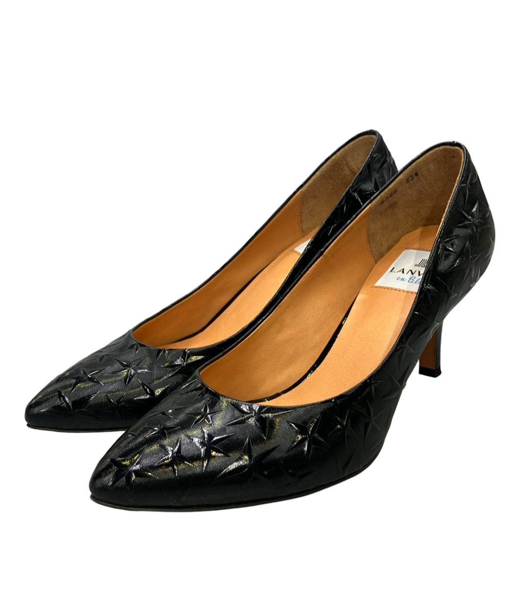 LANVIN en Bleu ポインテッドトゥパンプス 2368 レディース SIZE 23 1/2 ランバンオンブルー