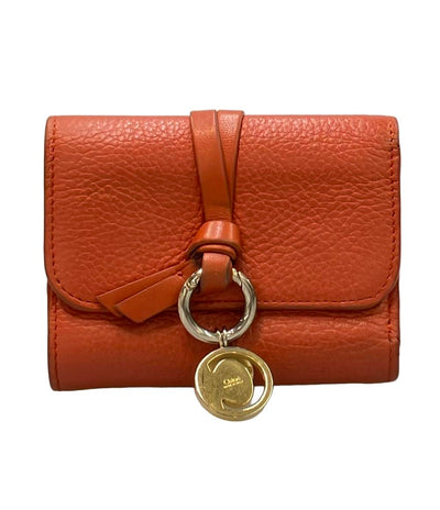 Chloe Wホック三つ折り財布 アルファベット スモール トリフォールド ウォレット レディース クロエ