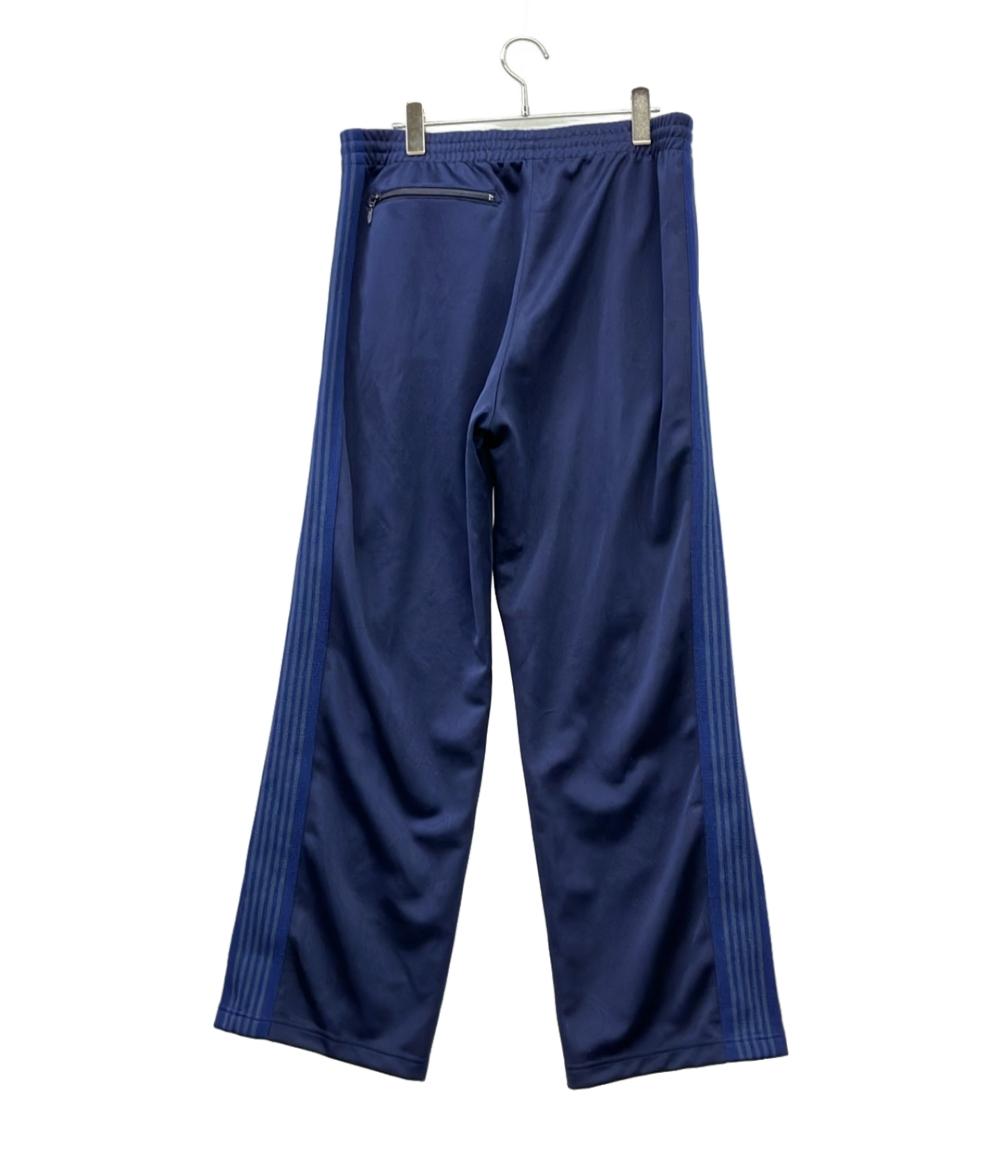 美品 Needles トラックパンツ パープル ネイビー 0T1543 メンズ SIZE L ニードルズ