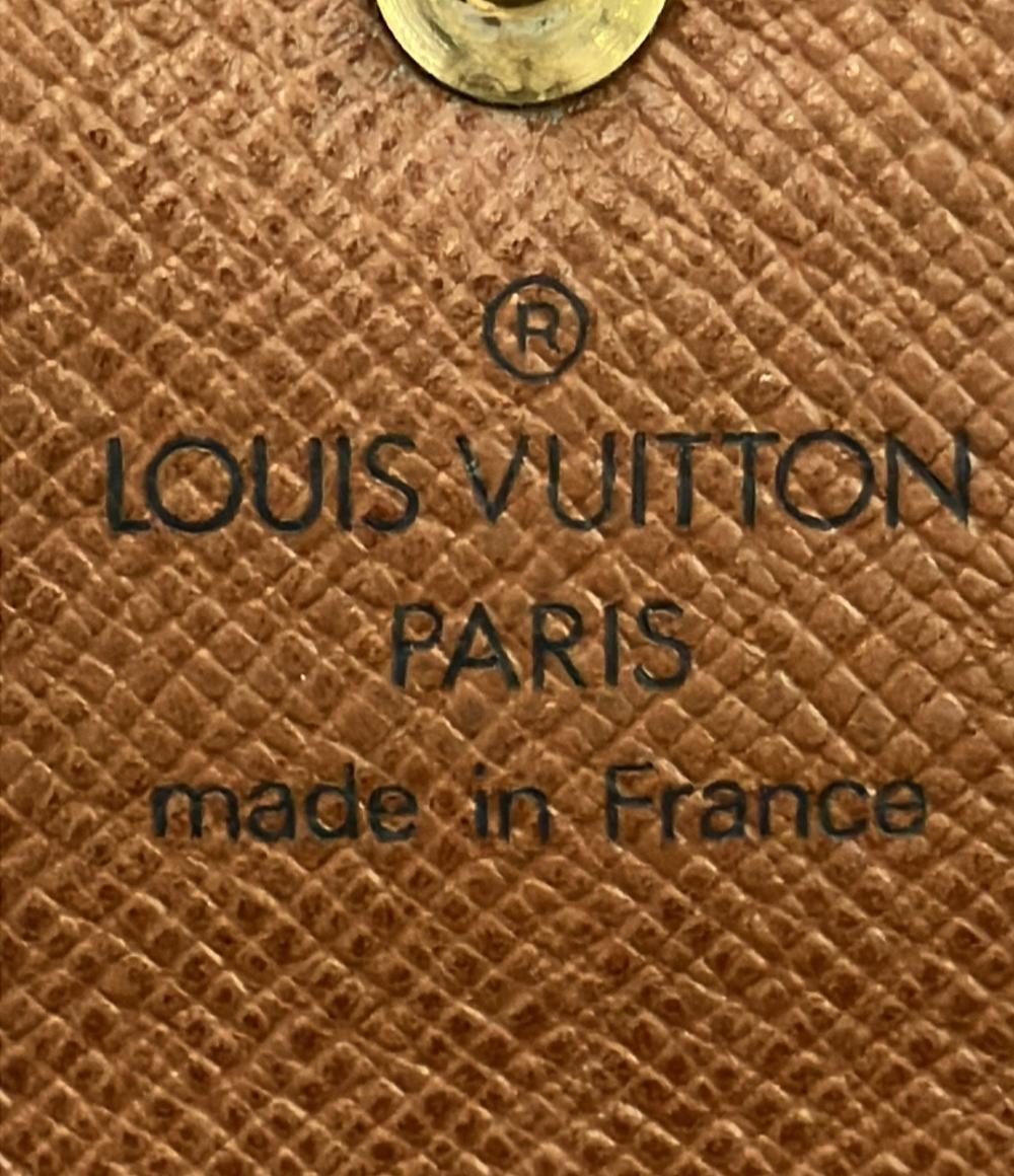 ルイ・ヴィトン 三つ折り財布 パスケース付き ポルトトレゾール エテュイ パピエ モノグラム M61202 レディース LOUIS VUITTON