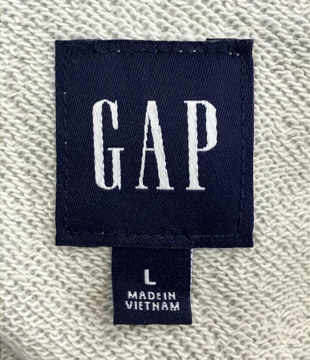 GAP ジップアップ フード パーカー 30th アニバーサリー ヘビーウェイト フレンチテリー GAPロゴ メンズ SIZE L ギャップ