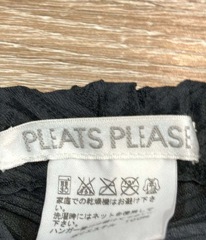 PLEATS PLEASE パンツ プリーツ デザイン 変形 ハーフ PP63-JF511 レディース SIZE 3 (L) プリーツプリーズ