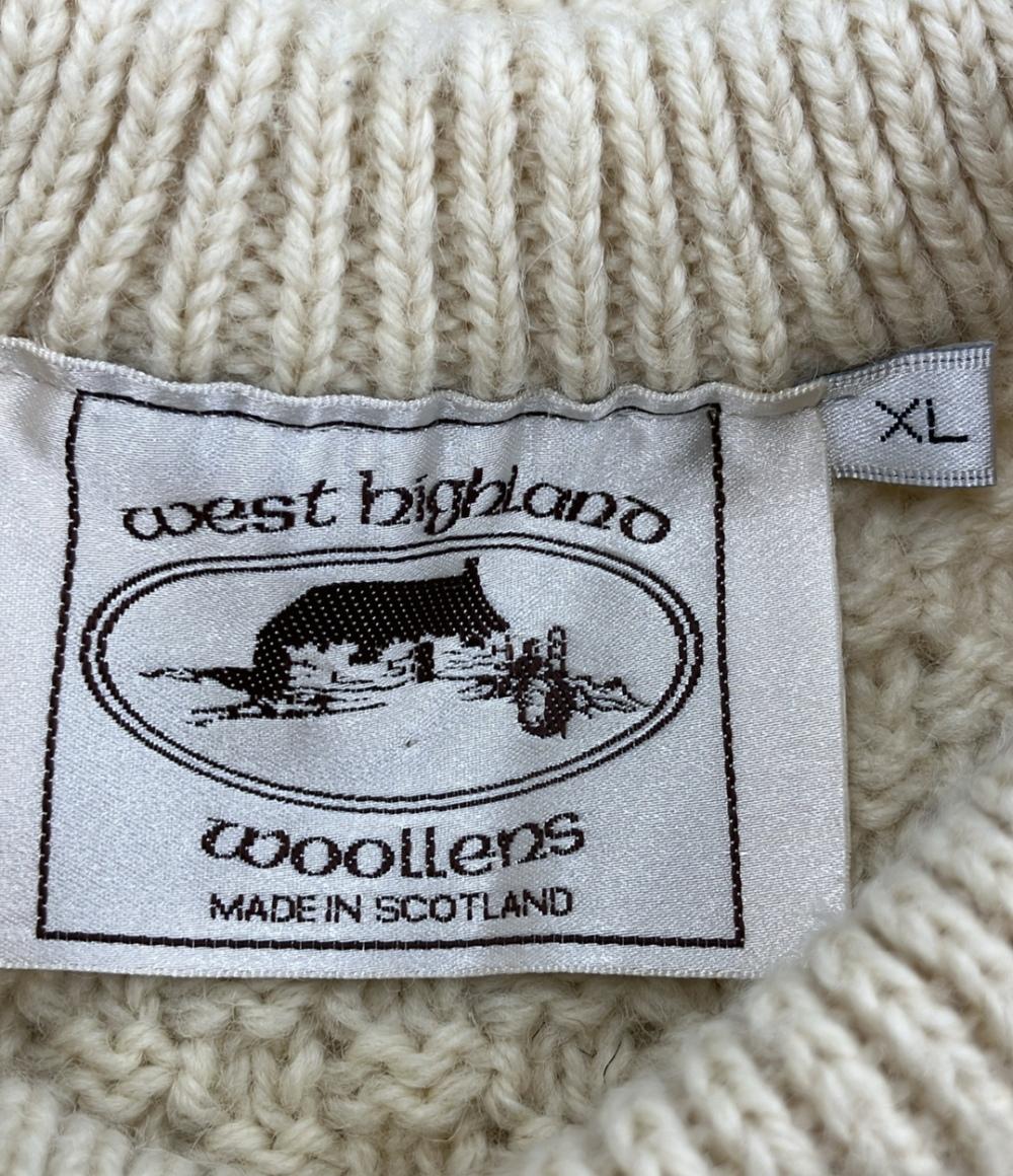 ウエストハイランドウーレンズ ニットベスト メンズ SIZE XL (XL) WEST HIGH LAND WOOLLENS