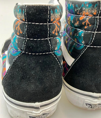 VANS ハイカットスニーカー ドクロ キノコ TRIPPY DRIP BLACK MULTI メンズ SIZE 28.0 (XL) バンズ