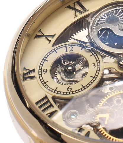 EARNSHAW 腕時計 自動巻き ゴールド 8006 メンズ アーンショウ