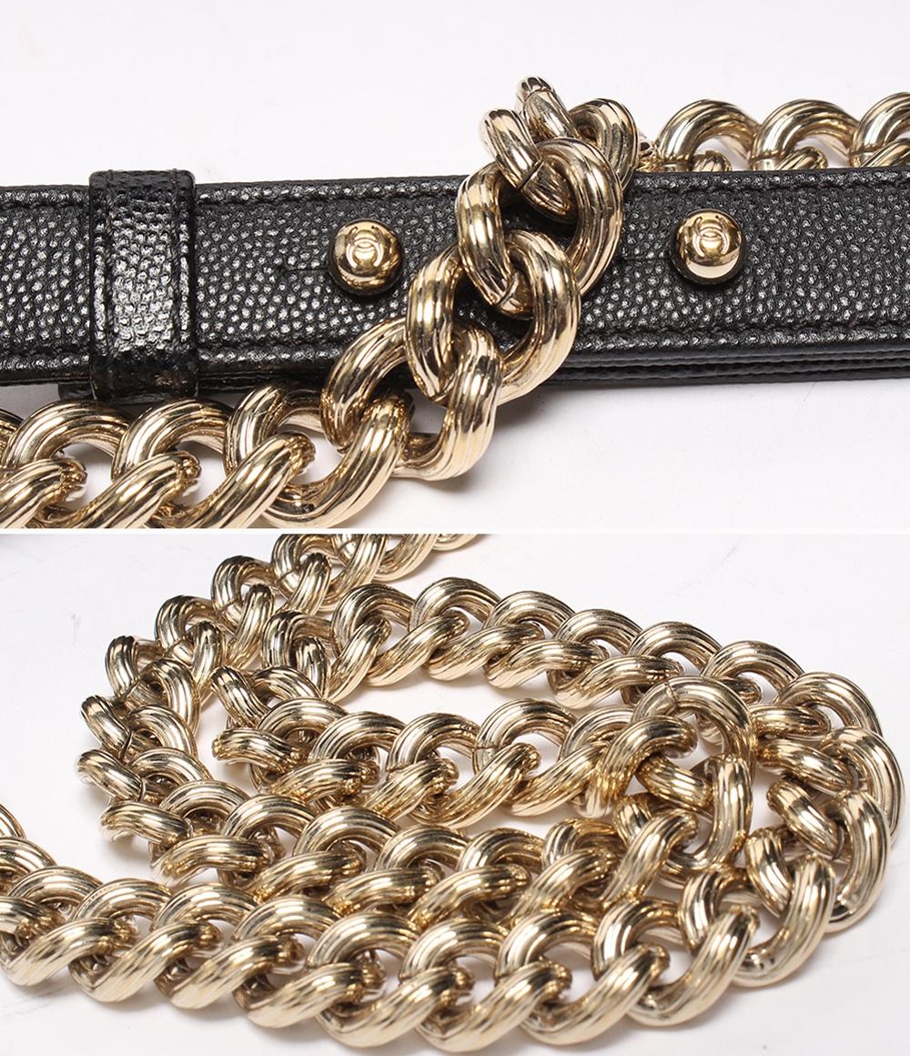 CHANEL チェーンショルダーバッグ ボーイシャネル ゴールド金具