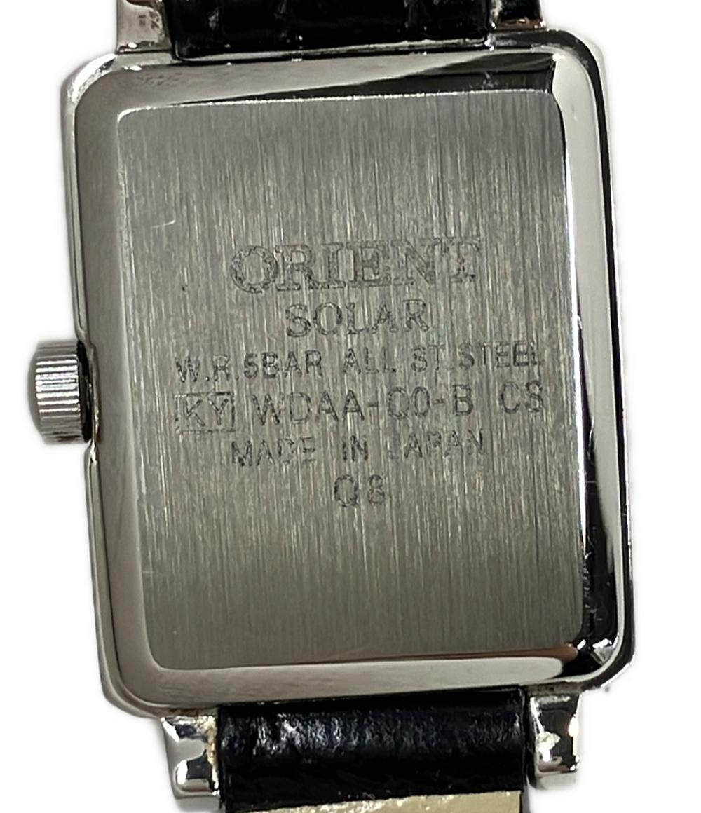 ORIENT 腕時計 ソーラー ホワイト WDAA-Q0-B レディース オリエント