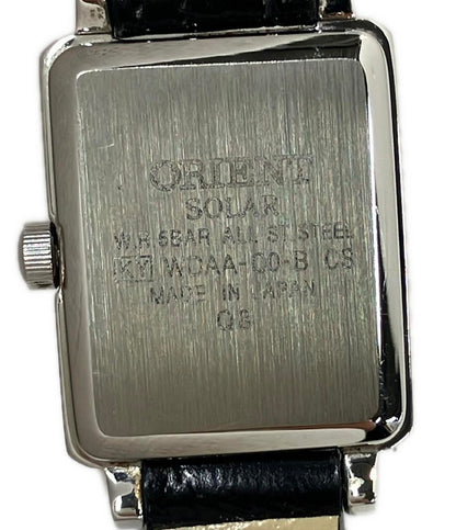 ORIENT 腕時計 ソーラー ホワイト WDAA-Q0-B レディース オリエント