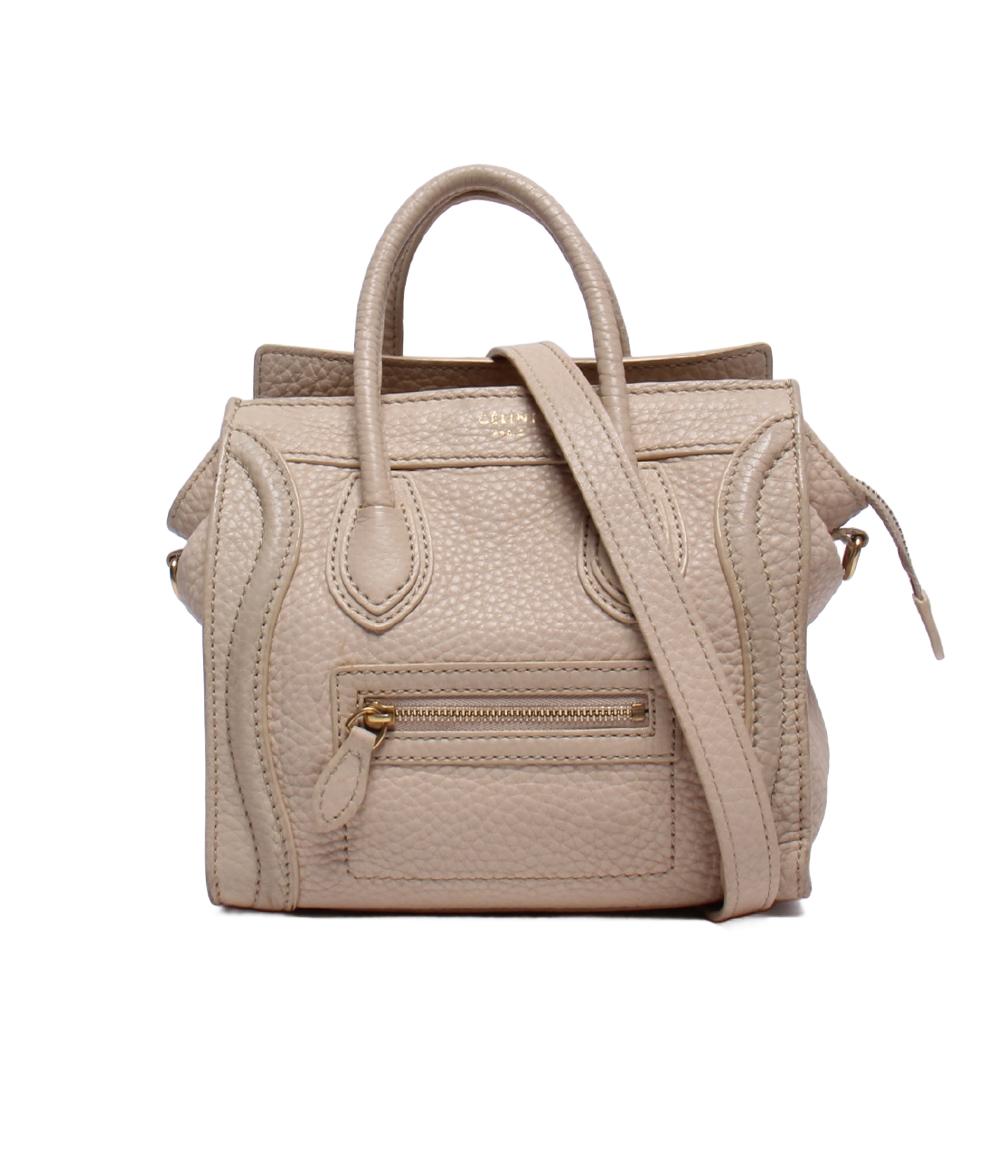 セリーヌ 2wayハンドバッグ ショルダーバッグ ナノ 斜め掛け ラゲージ レディース CELINE