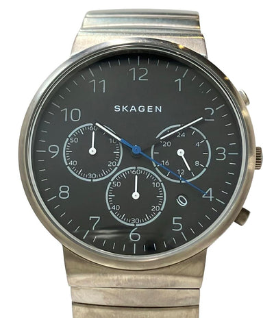SKAGEN 腕時計 クオーツ ブラック SKW6165 メンズ スカーゲン
