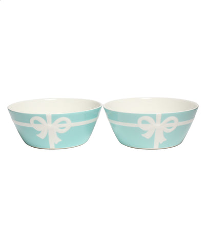 美品 Tiffany & Co. ボウル 皿 2点セット 14cm ブルーボックス ティファニー