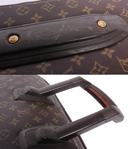 訳あり LOUIS VUITTON キャリーケース スーツケース 二輪 ペガス65 モノグラム M23295 メンズ ルイ・ヴィトン