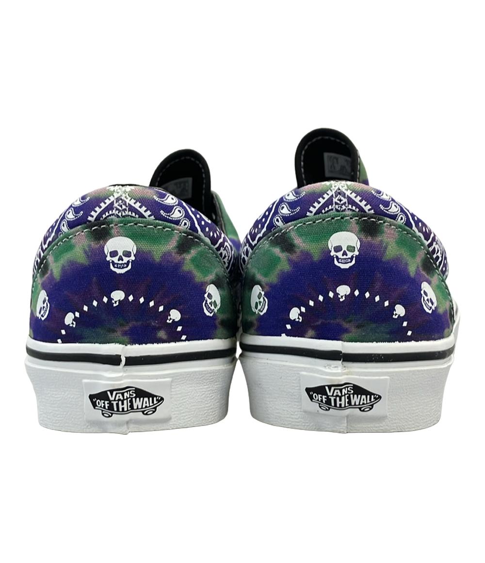 美品 バンズ ローカットスニーカー スカル ペイズリー柄 メンズ SIZE 28.5 (XL) VANS