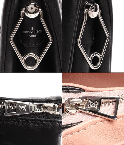 美品 ルイヴィトン 2wayレザーショルダーバッグ シルバー金具 クッサンPM モノグラム･モチーフ ラムレザー M23056 レディース Louis Vuitton