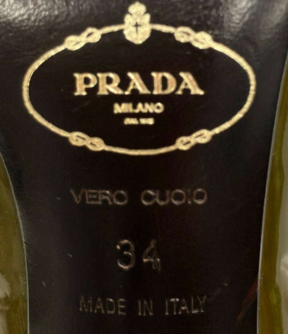 PRADA アンクルストラップエナメルパンプス レディース SIZE 34 (22cm) プラダ