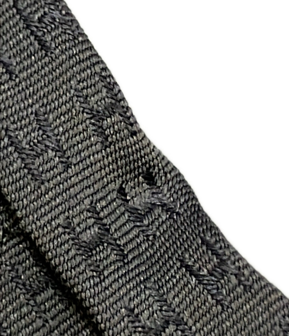 HERMES ネクタイ シルク100% 総柄 メンズ エルメス