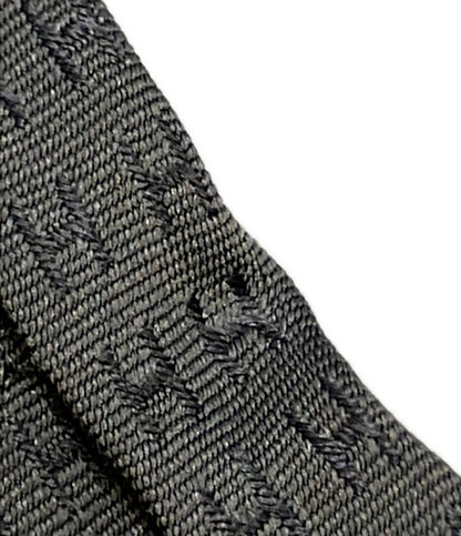HERMES ネクタイ シルク100% 総柄 メンズ エルメス